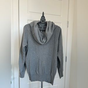 Grey cowl neck sweater, size XS